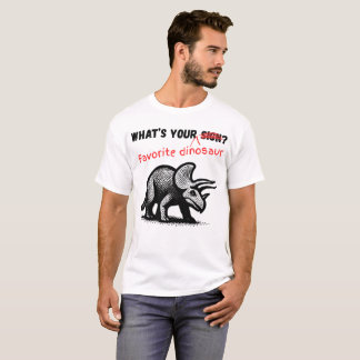 Camiseta Qual é o seu DINOSSAURO favorito