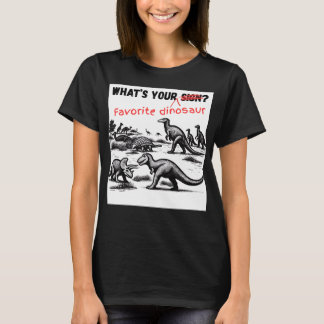 Camiseta Qual é o seu DINOSSAURO favorito