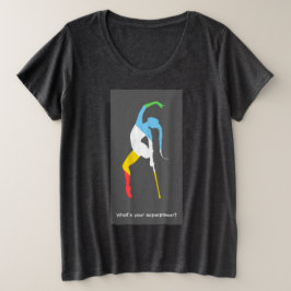 Camiseta Qual é o seu superpoder? Mês do Orgulho da Deficiê