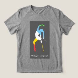 Camiseta Qual é o seu superpoder? Mês do Orgulho da Deficiê
