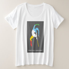 Camiseta Qual é o seu superpoder? Mês do Orgulho da Deficiê