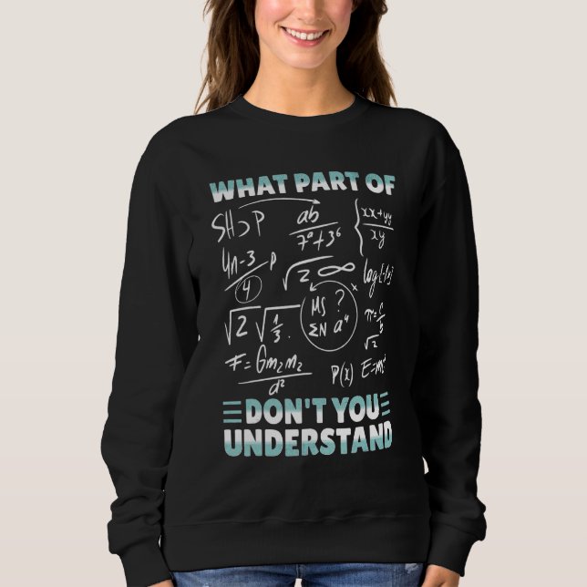 Camiseta Qual Parte De Não Entende Matemática Divertida Ens (Frente)