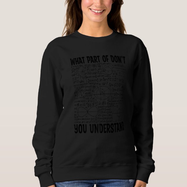 Camiseta Qual Parte Você Não Entende Professora de Matemáti (Frente)