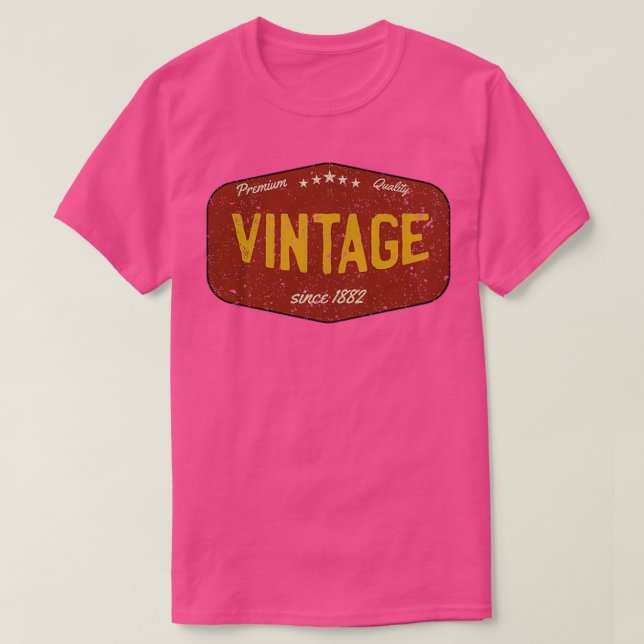Camiseta Qualidade de Vintage (Frente do Design)