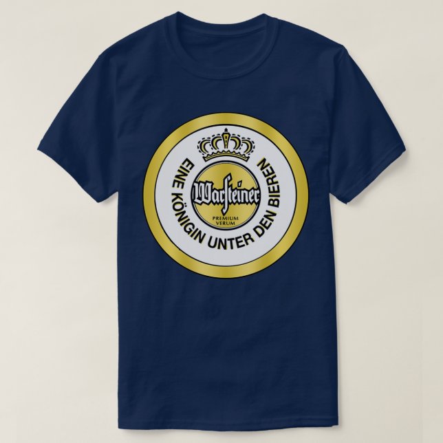 Camiseta Qualidade por Warsteiner Verum Dourado (Frente do Design)