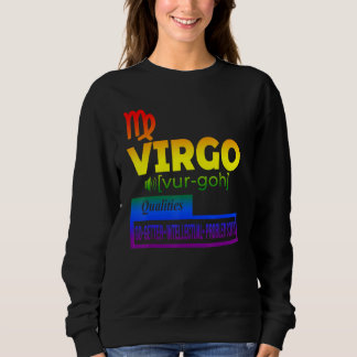 Camiseta Qualidades Coloridas do Virgo Zodiac