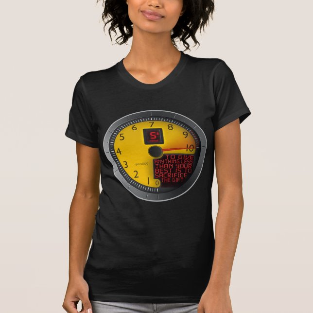 Camiseta Qualquer coisa menos do que seu melhor (Frente)