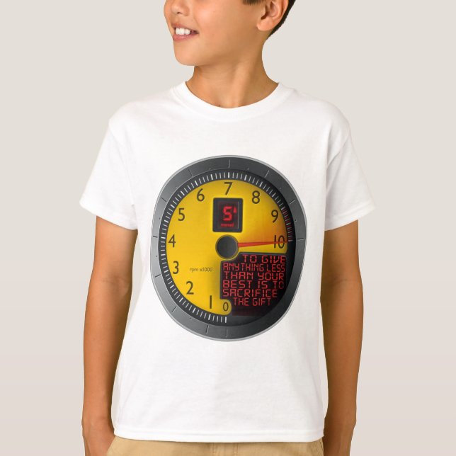 Camiseta Qualquer coisa menos do que seu melhor (Frente)