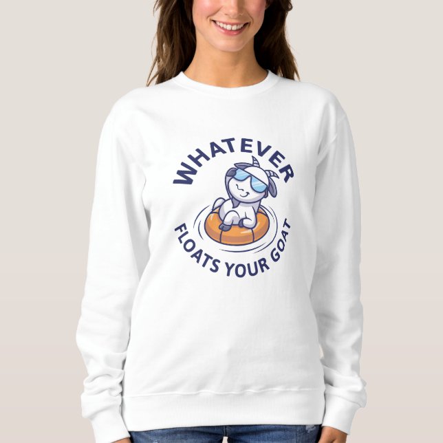 Camiseta Qualquer Coisa Que Flutuar O Seu Cabra (Frente)