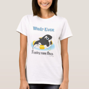 Camiseta Qualquer Coisa Que Flutuar Sua Baleia Orca