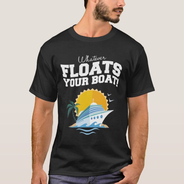 Camiseta Qualquer Coisa Que Flutuar Sua Cotação De Barcos V (Frente)