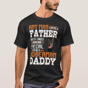 Camiseta Qualquer Homem Pode Ser Pai Para Ser Um Cão Pai Do