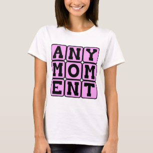 Camiseta Qualquer Momento, Anúncio de Gravidez (Menina)