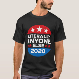 Camiseta Qualquer outra pessoa Anti-Trump América Vota