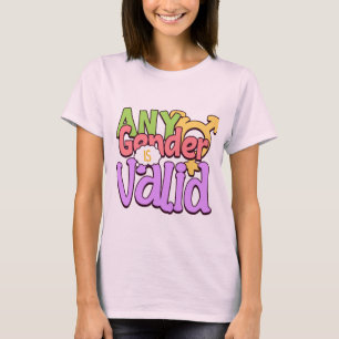 Camiseta Qualquer Sexo É Válido Inclusão de Gênero