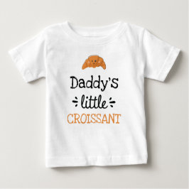 Camiseta [Qualquer texto] Pequeno Croissant