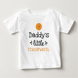 Camiseta [Qualquer texto] Pequeno Stroopwafel