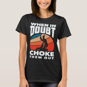 Camiseta Quando a Dúvida os Abafa Karate Jiu Jitsu 1