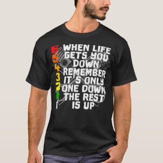 Camiseta Quando A Vida Baixar, Lembre-Se Da Moto