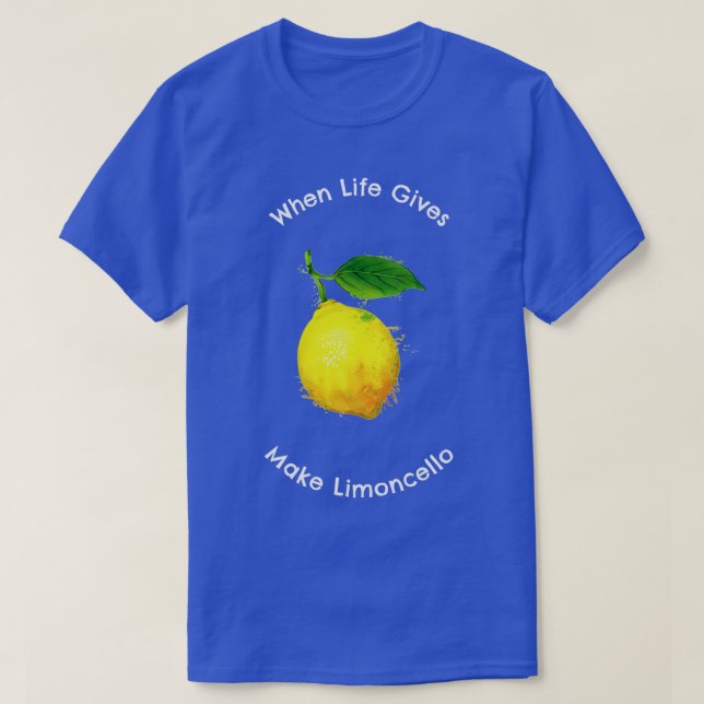 Camiseta Quando a vida dá limões T (Frente do Design)