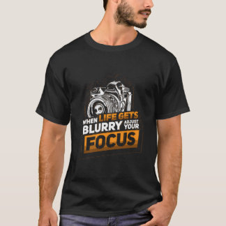 Camiseta Quando A Vida Esmaecer, Ajuste O Pho Da Câmera De