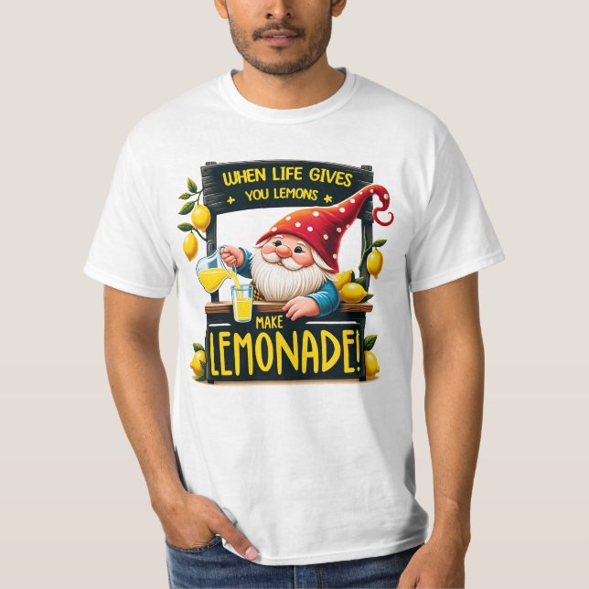 Camiseta Quando a vida lhe dá limão faça limonada  (Frente)