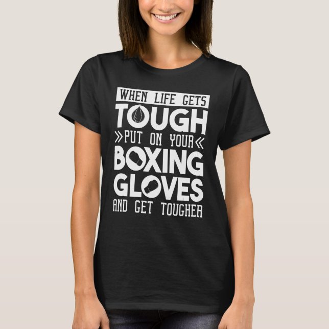 Camiseta Quando A Vida Se Torna Difícil Colocar Sua Caixa D (Frente)
