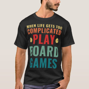 Camiseta Quando a vida se torna muito complicada jogar jogo
