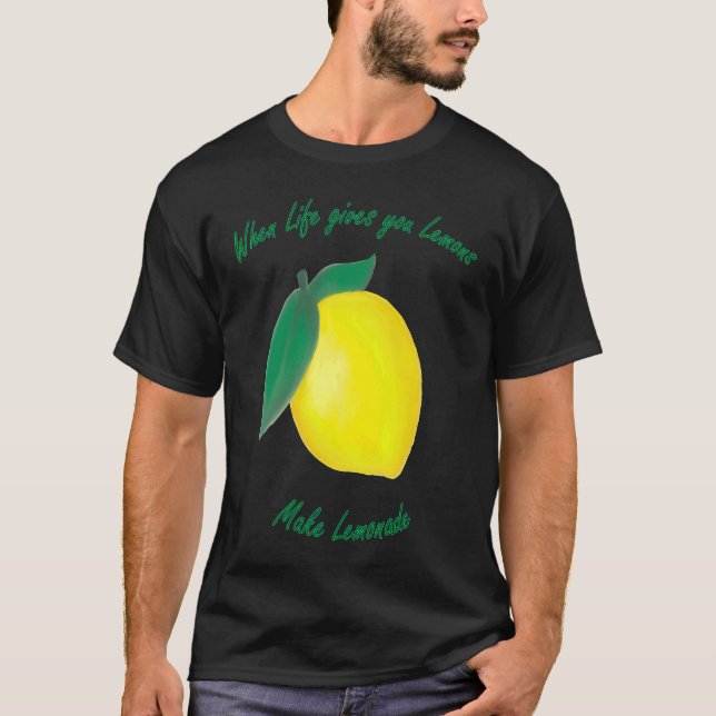Camiseta Quando a vida te dá limões (Frente)