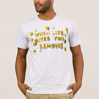 Camiseta Quando A Vida Te Dá Limões - Camisa-T