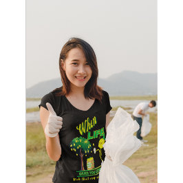 Camiseta Quando A Vida Te Dá Uma Citação Engraçada De Limõe