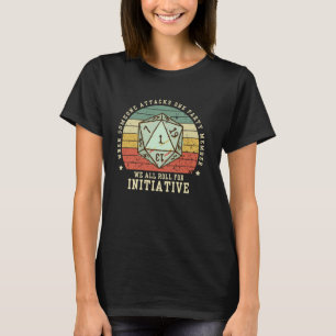 Camiseta Quando alguém ataca um membro de um partido, Dice 