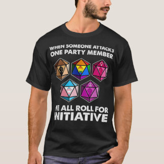 Camiseta Quando Alguém Ataca Um Membro De Um Partido, Todos
