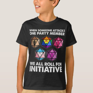 Camiseta Quando alguém ataca um membro do partido, vamos