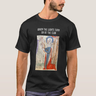 Camiseta Quando As Luzes Se Ligam No Meme Medieval Do Clube