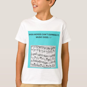 CAMISETA QUANDO AS PALAVRAS NÃO CONSEGUEM EXPRESSAR, A MÚSI