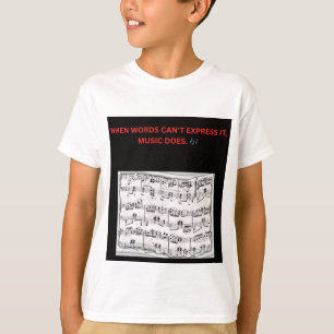 CAMISETA QUANDO AS PALAVRAS NÃO CONSEGUEM EXPRESSAR, A MÚSI