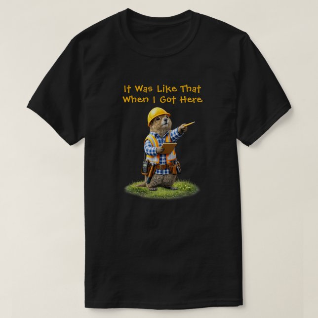 Camiseta "Quando Cheguei Aqui" (Frente do Design)