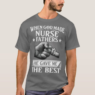 Camiseta Quando Deus Fez Enfermeira Aos Pais Ele Me Deu O M