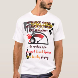 Camiseta "Quando Deus quer crescer você - Crescimento propo