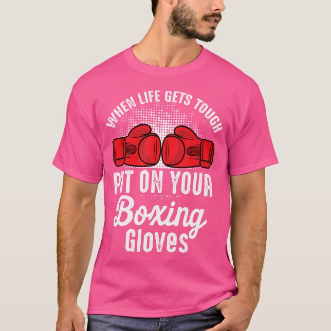 Camiseta Quando É Duro Colocar As Luvas Boxer Ki (Frente)