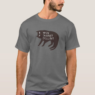 Camiseta Quando Em Dúvida Esfriar - Gato Engraçado