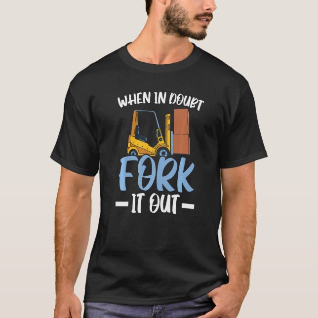 Camiseta Quando Em Dúvida, Fork It Out Forkelevation Operat (Frente)