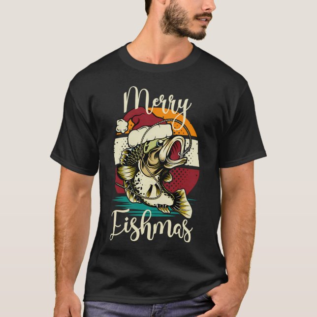 Camiseta quando em dúvida, pesque. pesca (Frente)