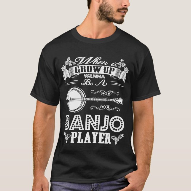 Camiseta Quando Eu Crescer Quer Ser Banjo (Frente)