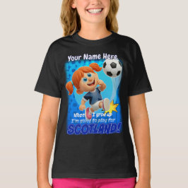 Camiseta Quando eu crescer, vou jogar pela ESCOCIA