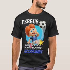 Camiseta Quando eu crescer vou jogar pela ESCOCIA!
