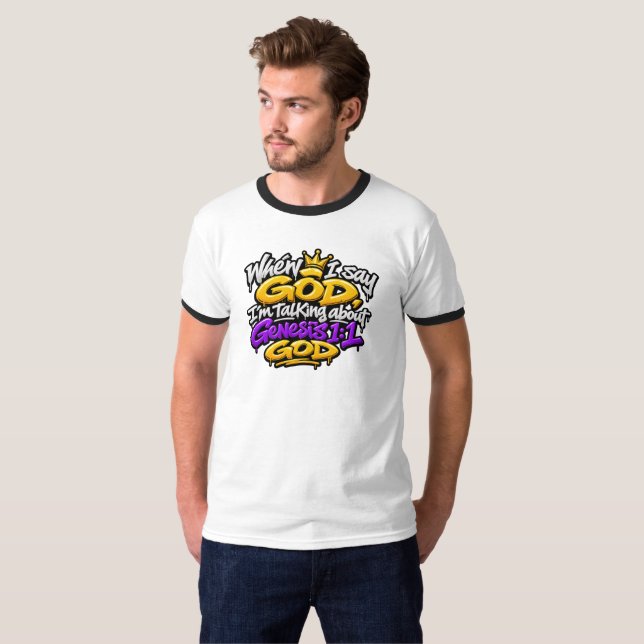 Camiseta Quando eu digo Deus… (Frente Completa)