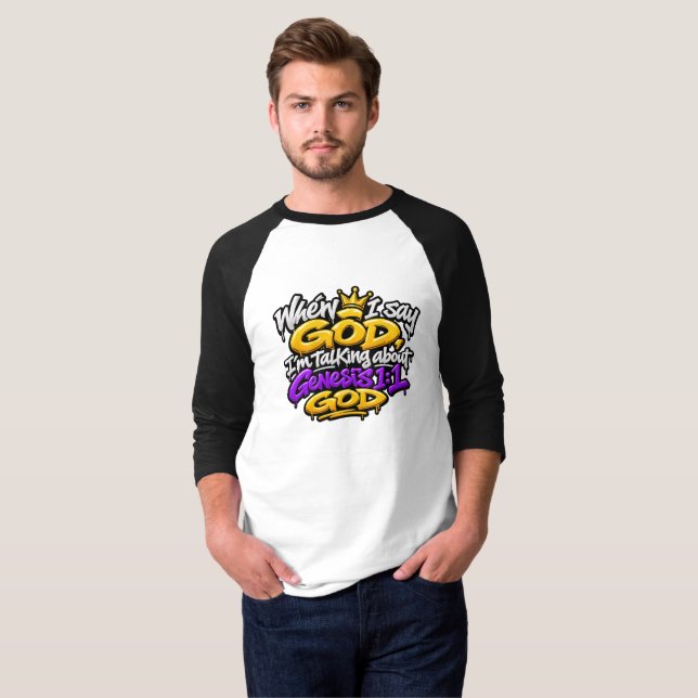 Camiseta Quando eu digo Deus… (Frente Completa)