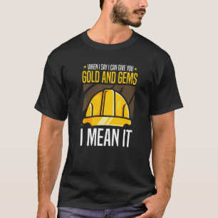 Camiseta Quando Eu Digo Que Posso Te Dar Dourado E Gems, Qu